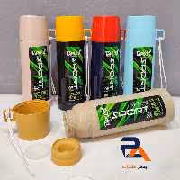 فلاسک کمپینگ  نیم لیتری فلاکس اسپرت برند تاپکو در رنگ بندی متنوع لیوان دار 