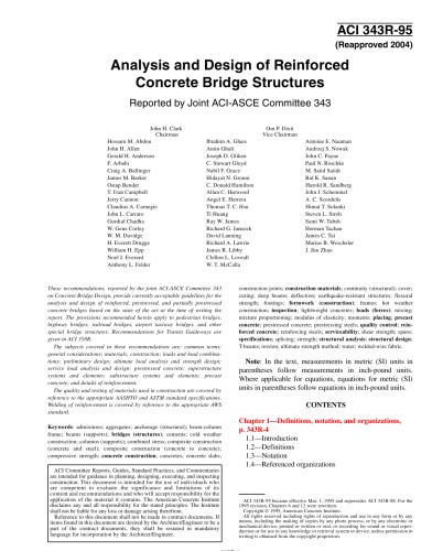 󾕇 دانلود کتاب Analysis And Design Of Reinforced Concrete Bridge Structures, 1995 - دانلود کتاب های دانشگاهی