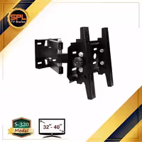 براکت دیواری تلویزیون , چرخشی،تک بازو،مدل s320 مخصوص تلویزیون های 32تا40 اینچ lcd,led 