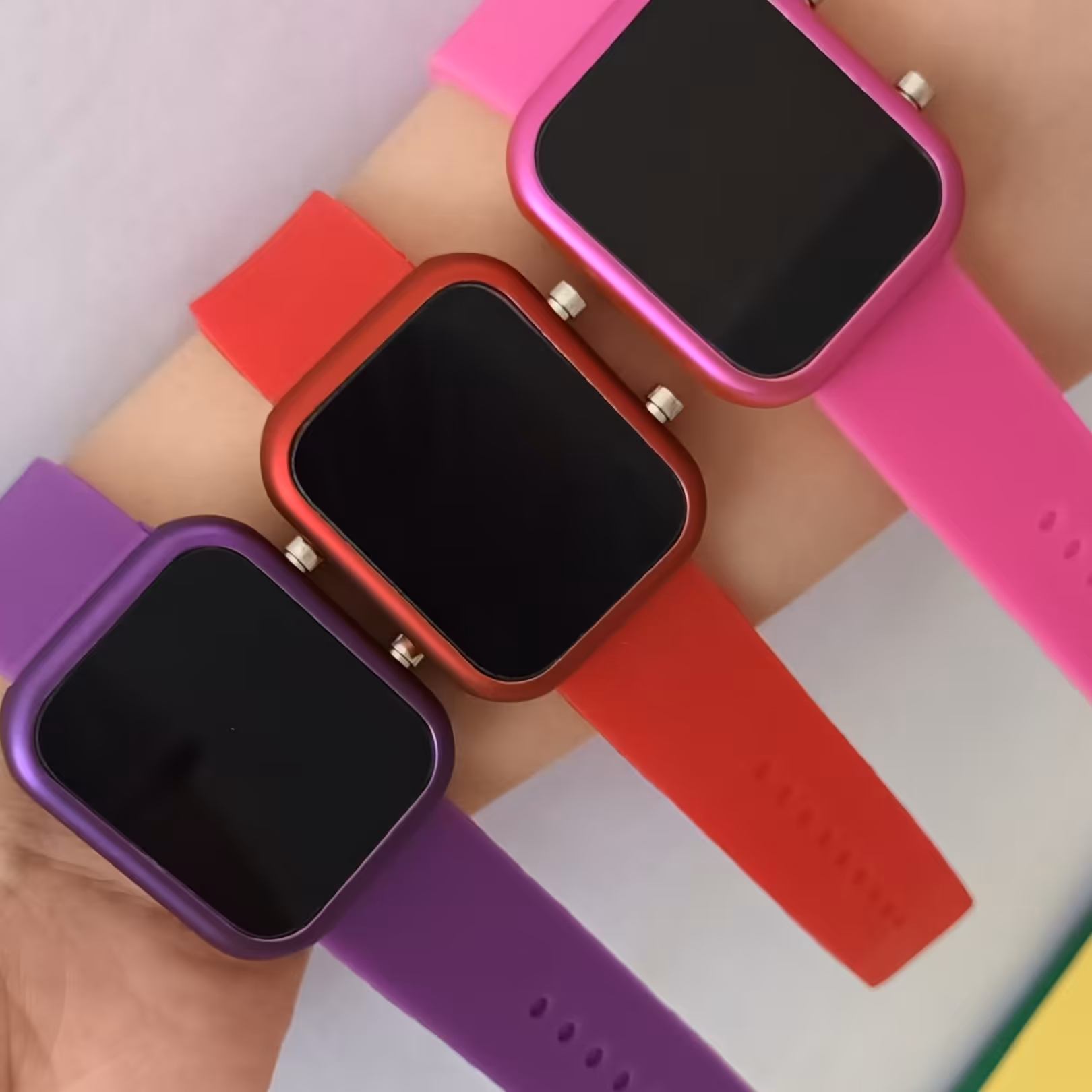 ساعت سیلیکونی LED