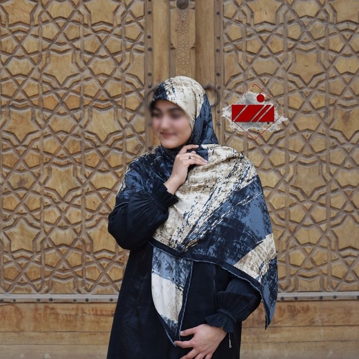 روسری ابر و بادی نخی قواره 140