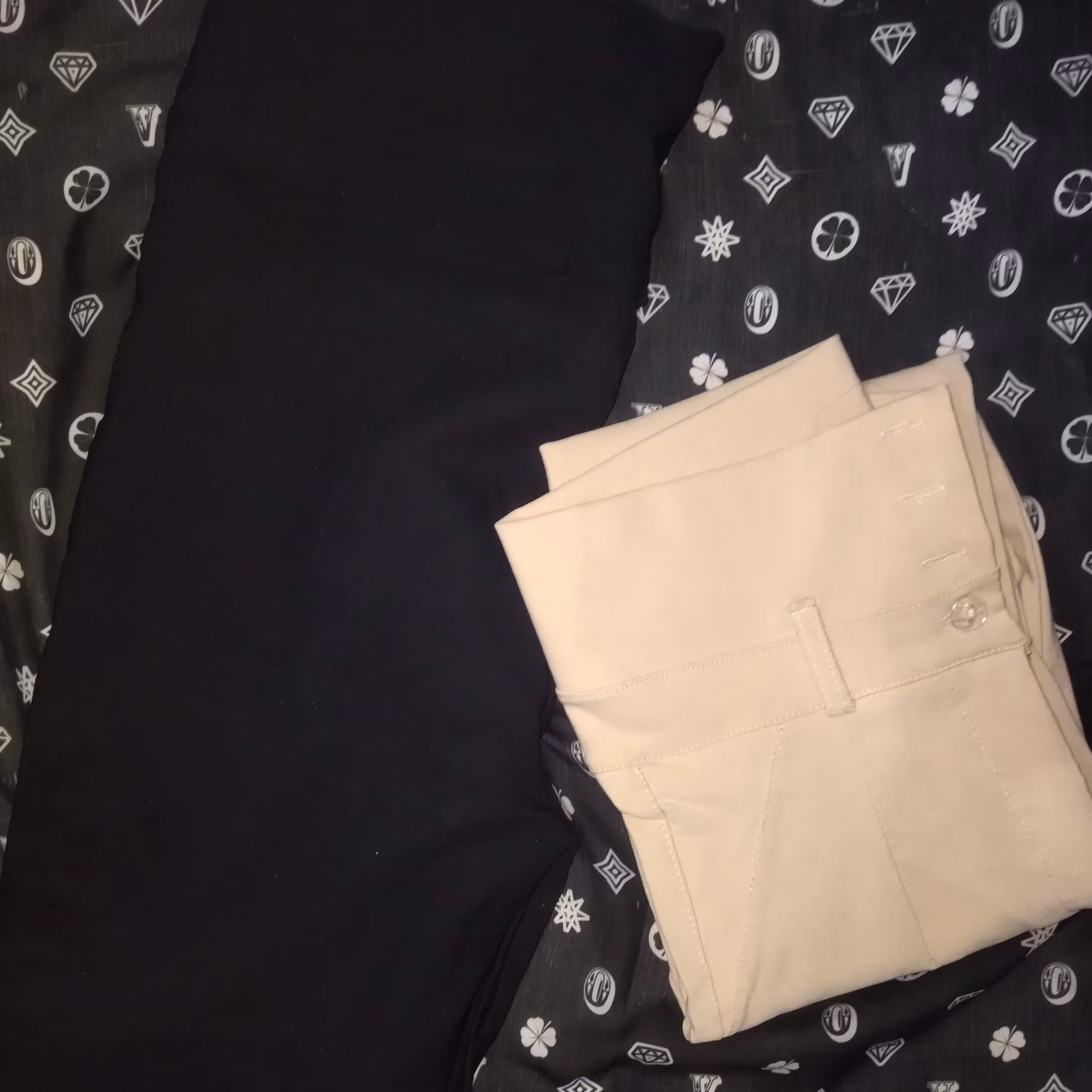 شلوار کتان کش زنانه 