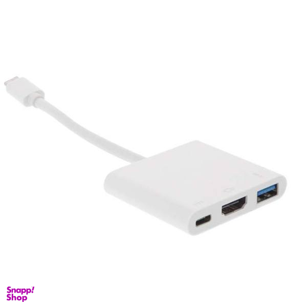 مبدل USB C به USB 3 ،HDMI،USB C مدل Super Speed