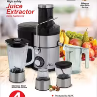 آبمیوه گیری 4 کاره استیل مشکی