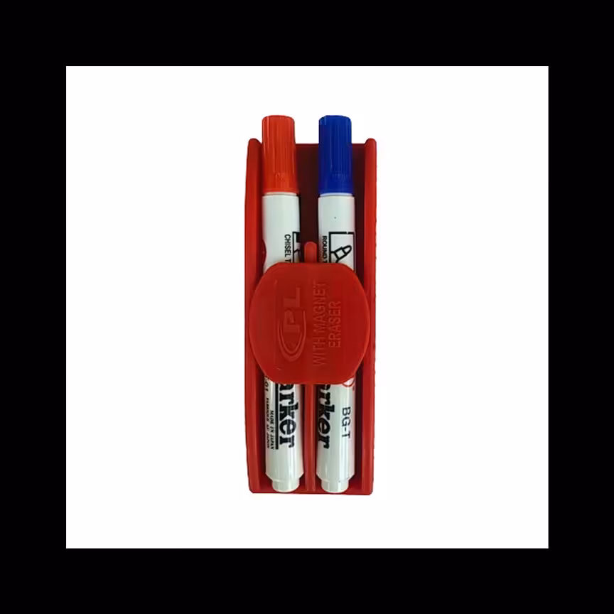 تخته پاک کن مغناطیسی جا ماژیک دار 6 عددی 