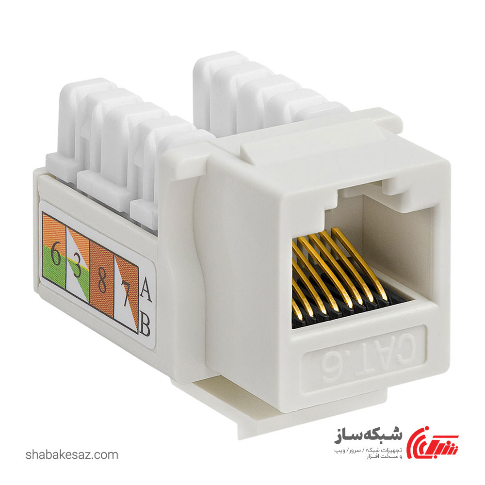 قیمت و خرید کیستون Cat6 UTP رپیتون Rapiton RP-KJ90-6U1 - شبکه ساز