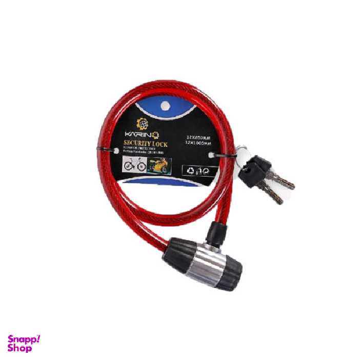 قفل دوچرخه مدل تسمه ای ZX-1208