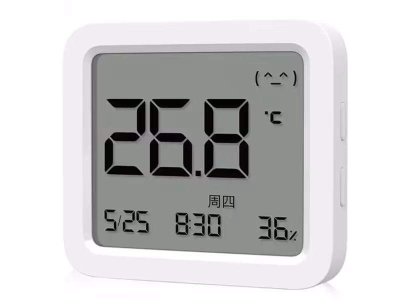 سنسور دما و رطوبت شیائومی Xiomi Mijia CR2450 sensor smart temperature and humidity meter 3 MJWSD05MMC