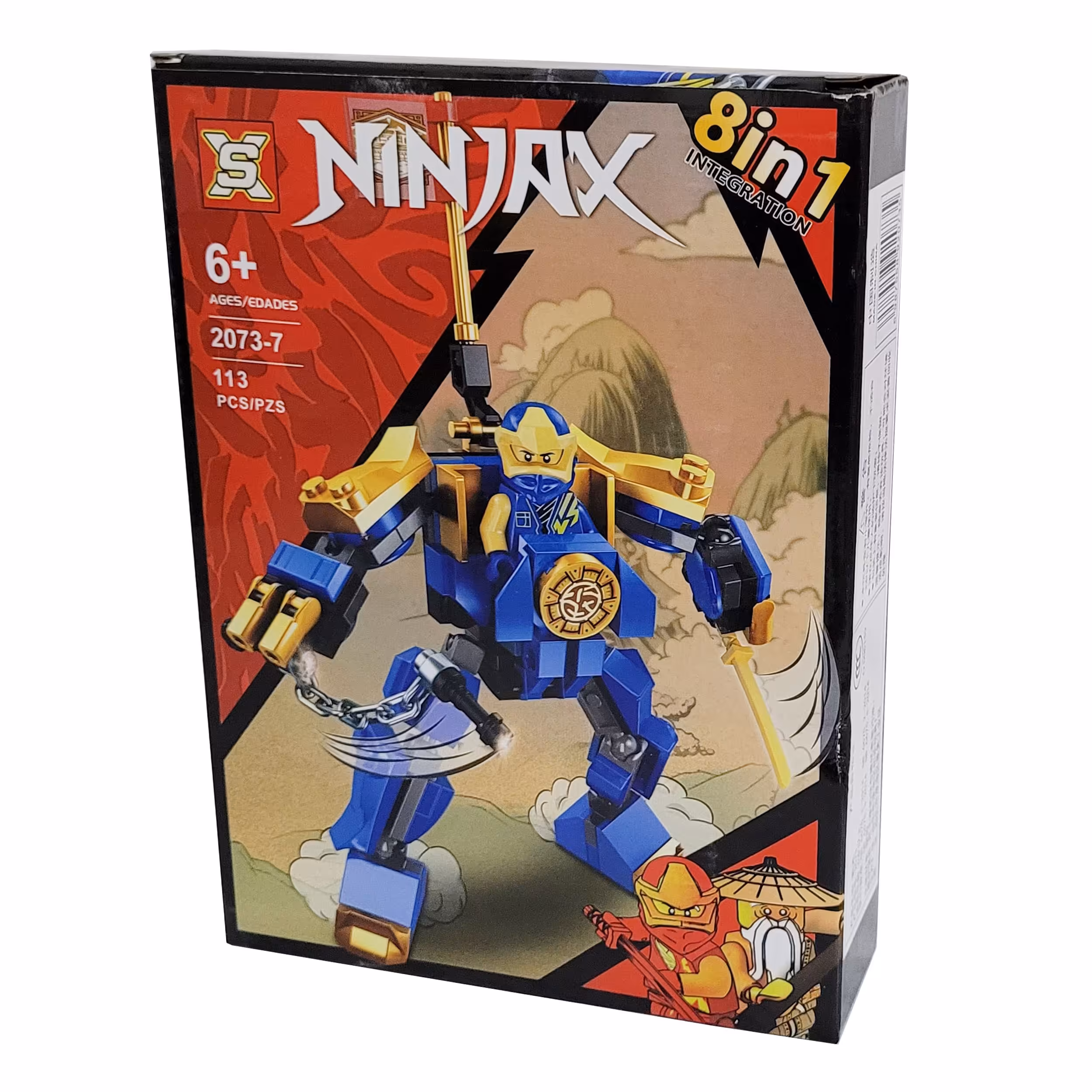 لگو ساختنی نینجا 113 قطعه ای کد 2073-7