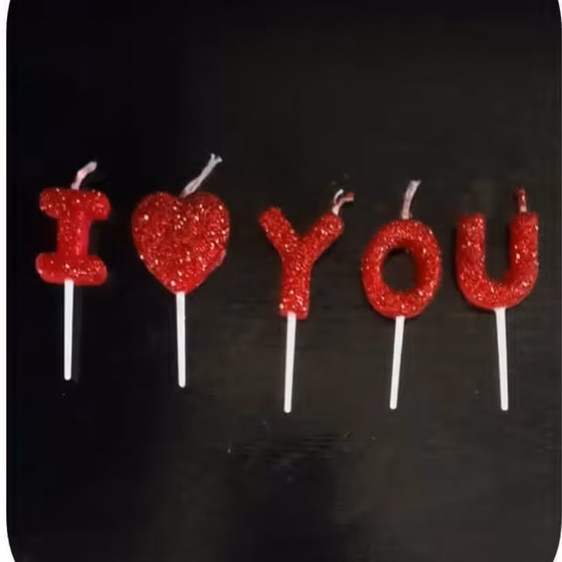 شمع اکلیلی Iloveyou