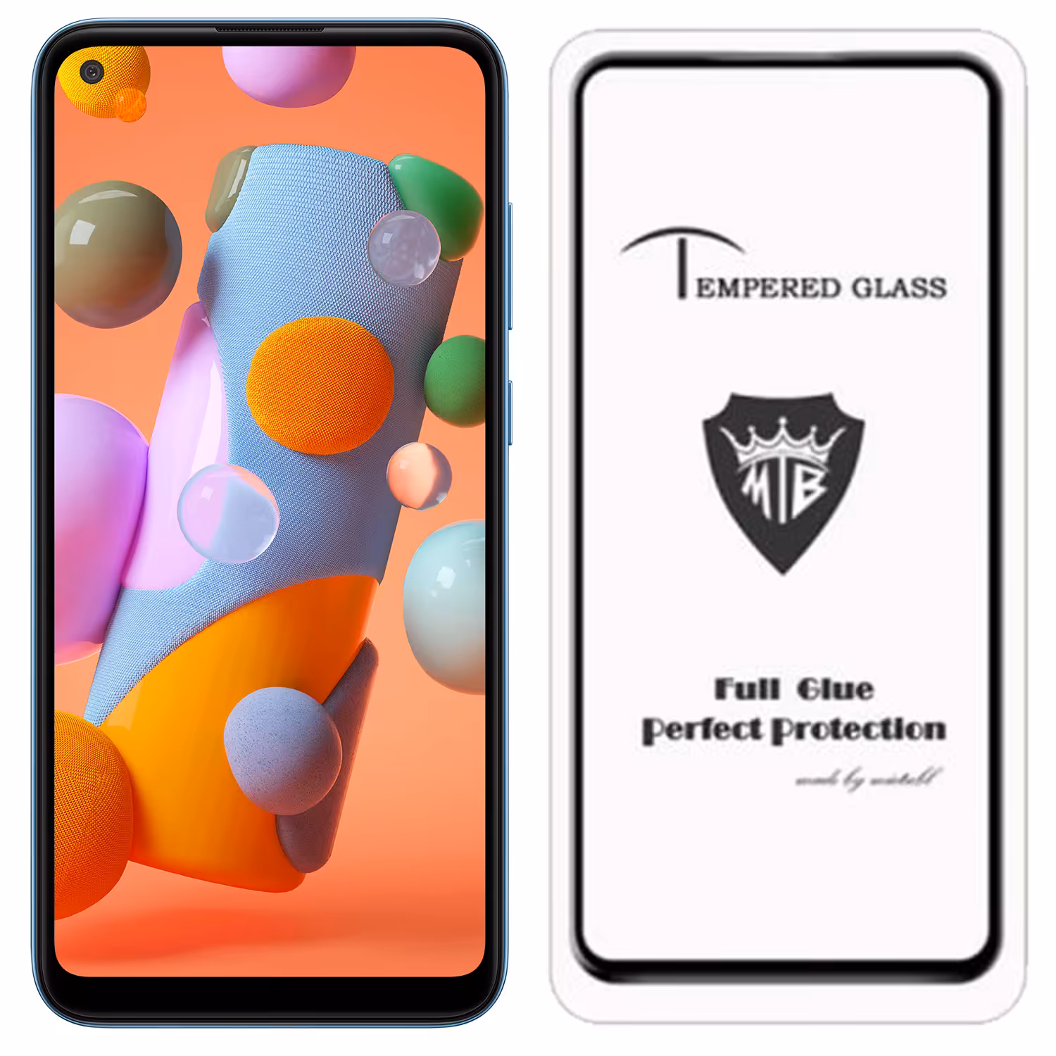 محافظ صفحه نمایش تمام صفحه گوشی سامسونگ A11