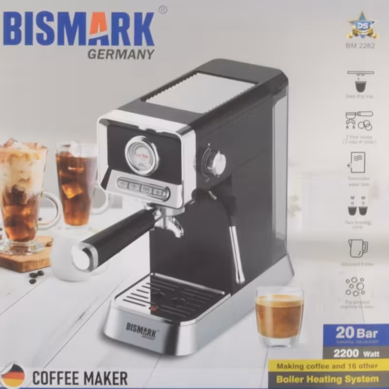 اسپرسوساز بیسمارک مدل BM2262 (همراه با 18 ماه گارانتی)