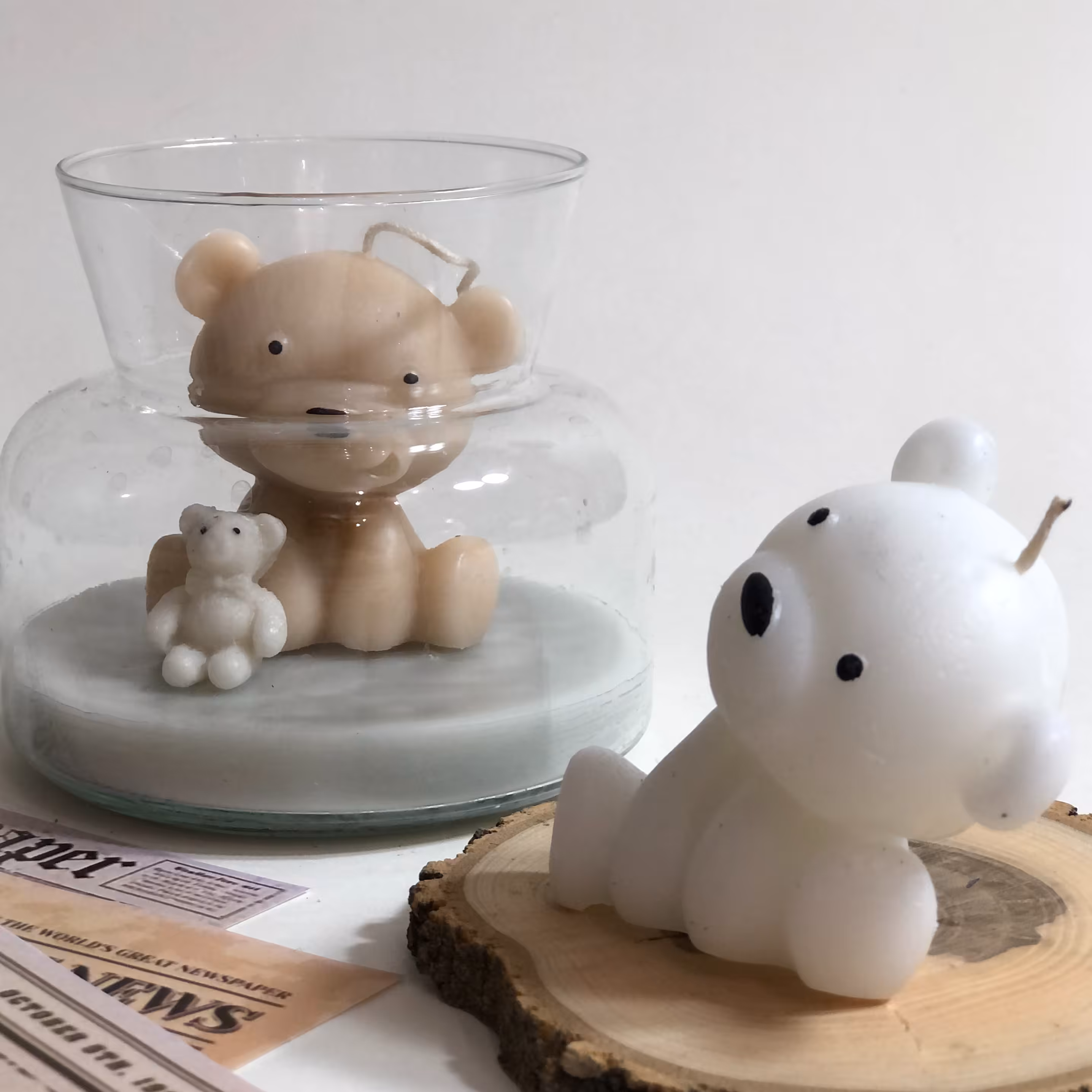 شمع خرسی بسته 2 عددی