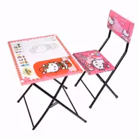 ست میز تحریر با صندلی میزیمو طرح کیتی 1 کد 201