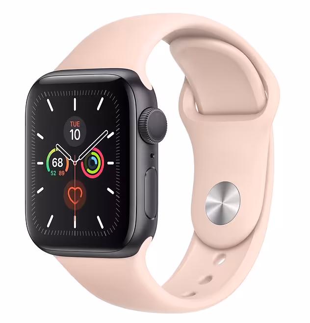 ساعت مچی هوشمند اپل واچ سری 5 40 میلیمتر با بند اسپرت صورتی