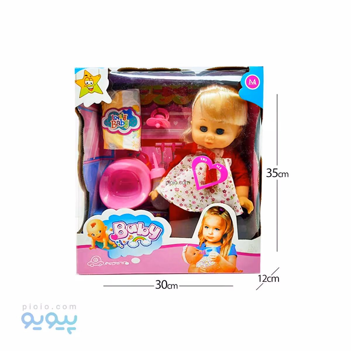 پک عروسک دخترانه بی بی بورن آیتم 1299 تک و عمده