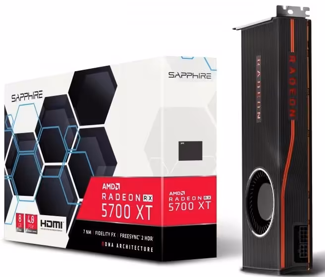کارت گرافیک سافایر  مدل Radeon RX 5700 XT با حافظه 8 گیگابایت