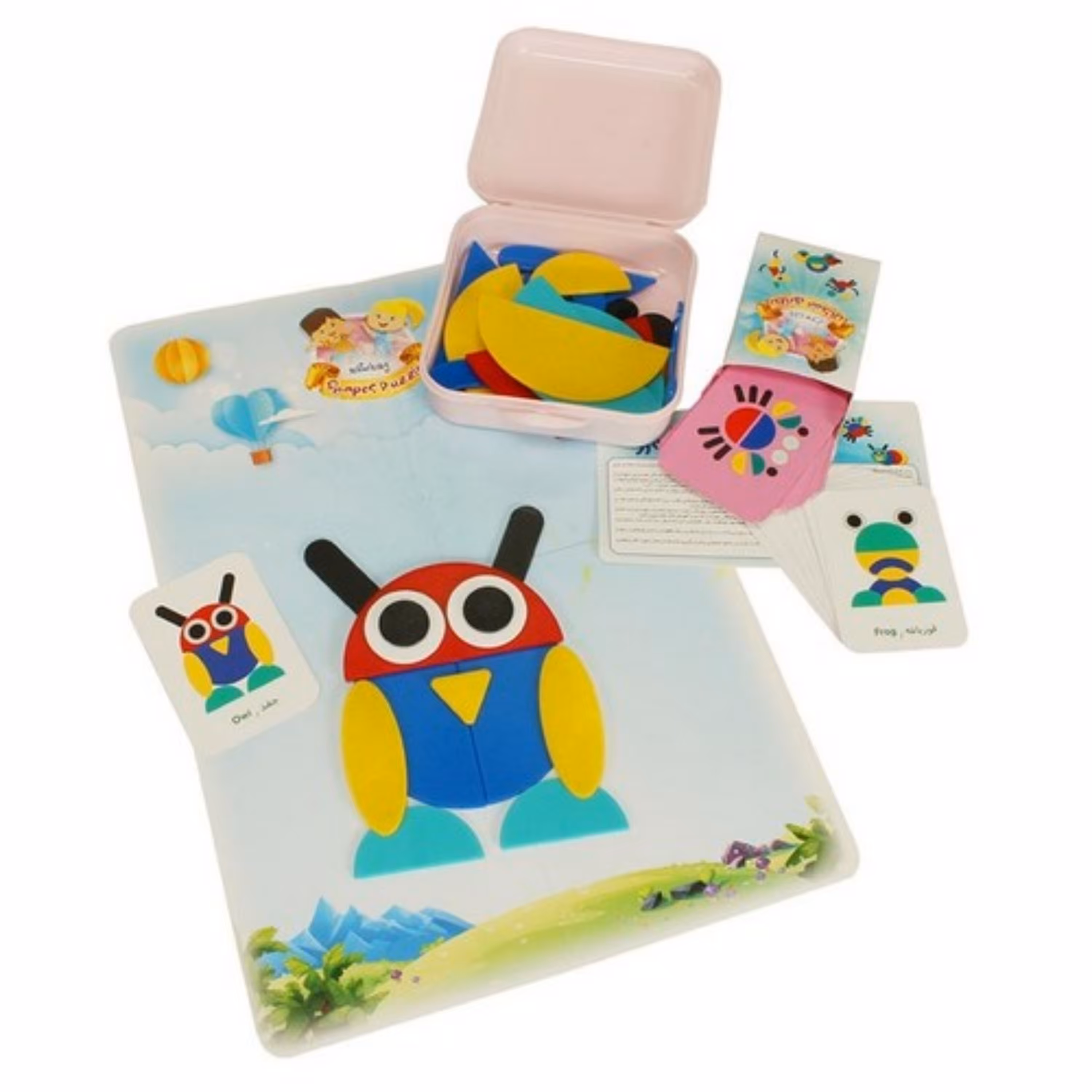 بازی فکری پازل تطابق اشکال