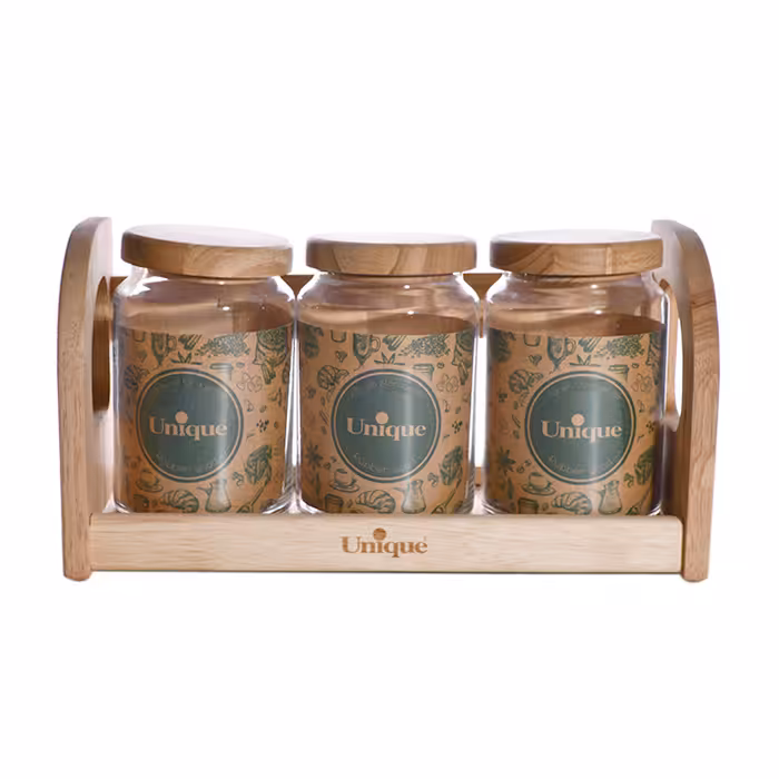 ست پاسماوری درب چوبی پایه دار یونیک