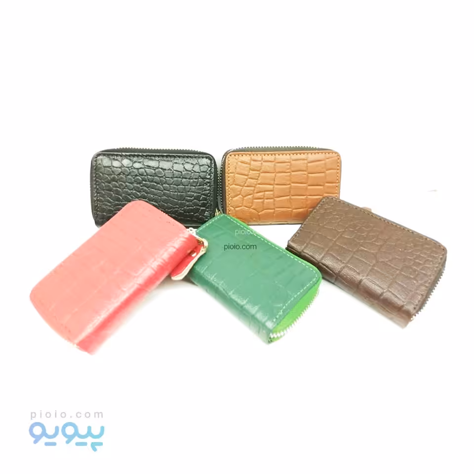 کیف جاکارتی دور زیپ چرم طبیعی کد 339