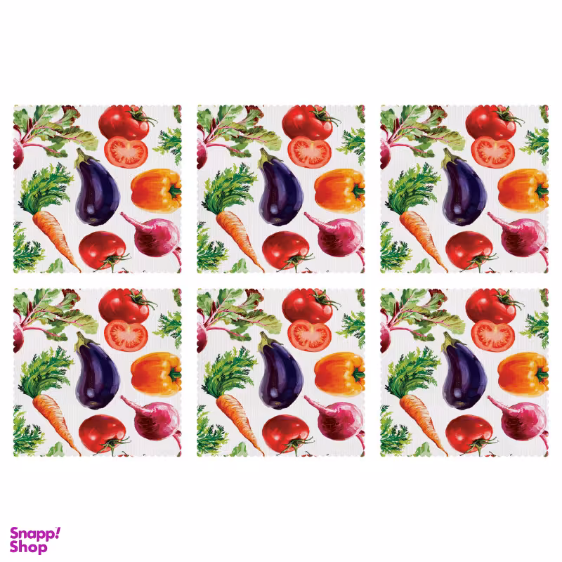 زیر لیوانی مدل C1-42516 بسته 6 عددی