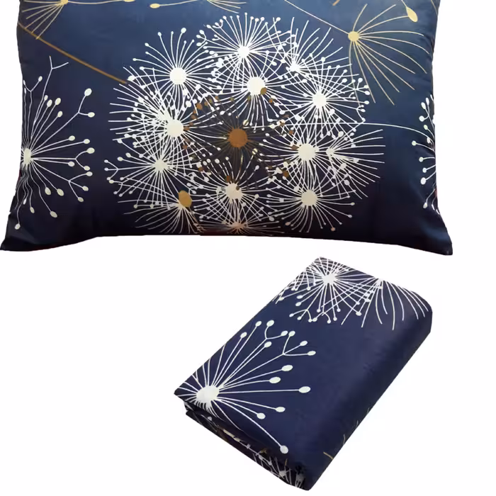 سرویس ملحفه سندس مدل قاصدک کد KF302 یکنفره 2 تکه