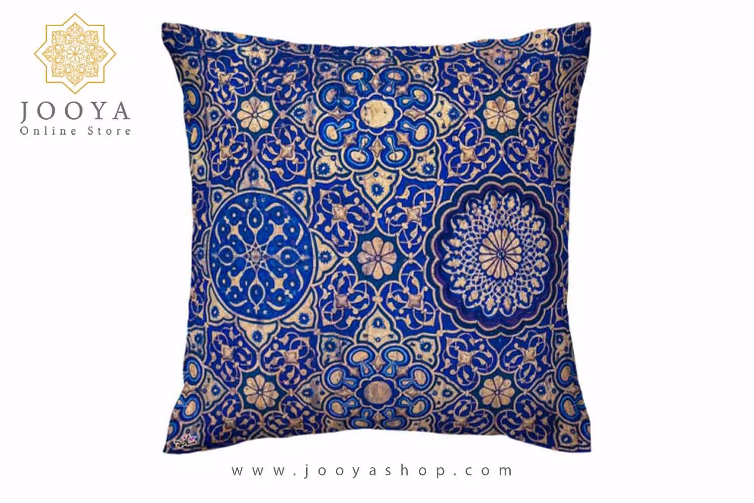 کوسن مهر و کاشی طلایی