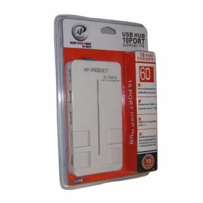 هاب 10 پورت XP USB مدل H823