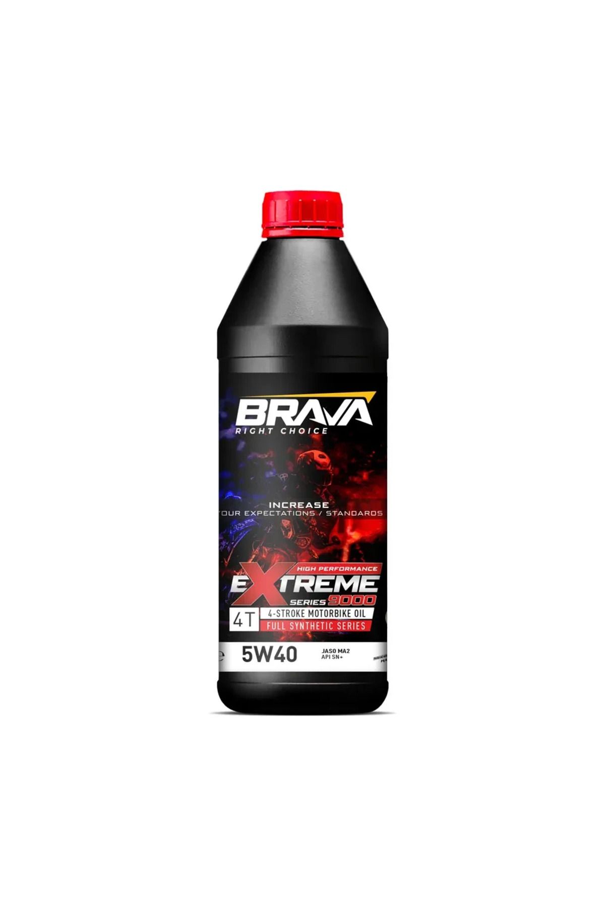 روغن و مکمل موتور EXTREME 9000 4T 5W40 1 لیتر Brava