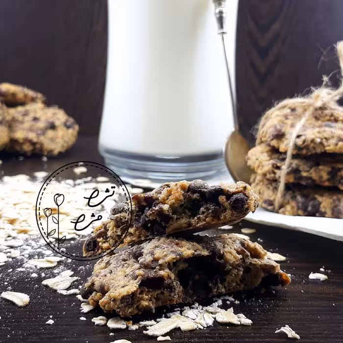 کوکی خانگی جودوسر با شکر قهوه ای مناسب جهت رژیمهای روزانه شما .