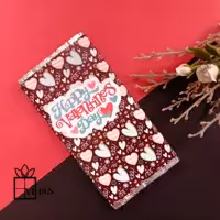 شکلات تبلت کادویی با کاور تم روز عشق به همراه یک عدد کارت و دو عدد تگ 9