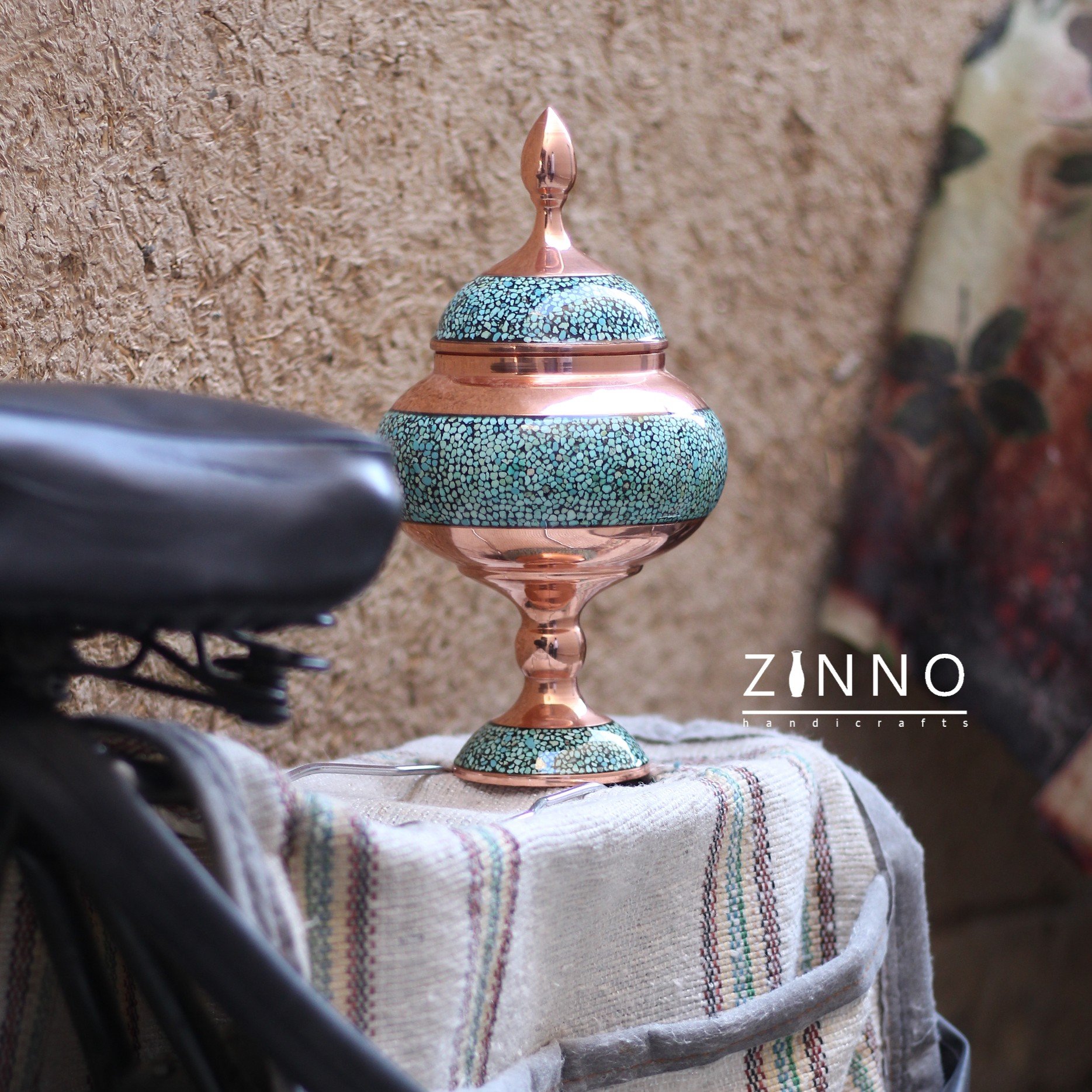 شکلات خوری فیروزه 28 سانتی