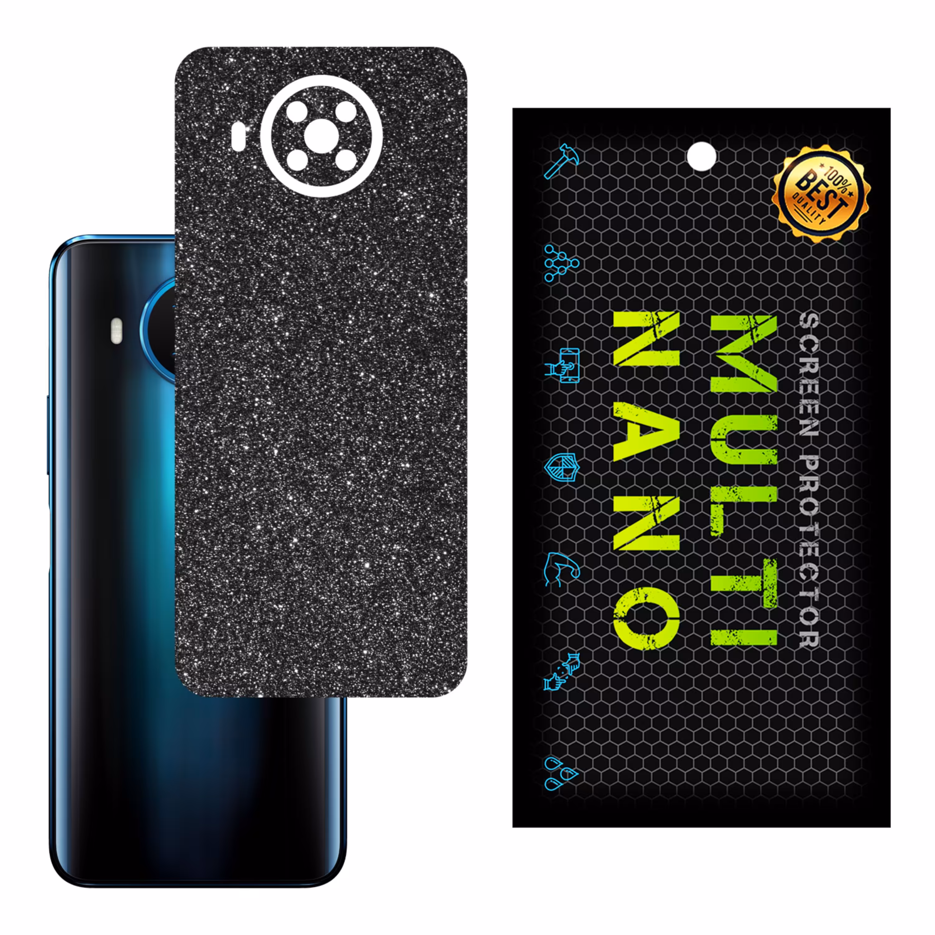 برچسب پوششی MultiNano مدل X-G1F-Gray برای پشت موبایل نوکیا 8.3