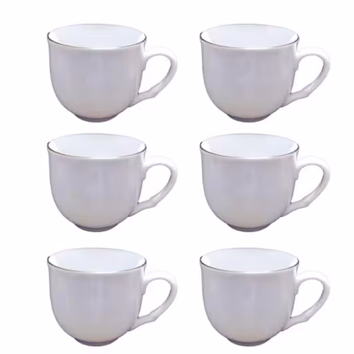 فنجان چینی قهوه خوری لب طلا