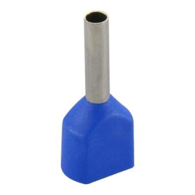 مجموعه 4 عددی وایرشو دوبل روکش دار آبی سایز 0.75 مدل TE7508 بسته100 تایی