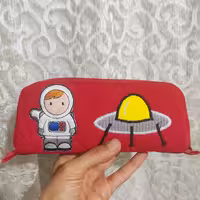 جامدادی تکه دوزی شده پسرانه