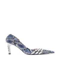 کفش پاشنه کلاسیک آبی زنانه 5FX Nine West