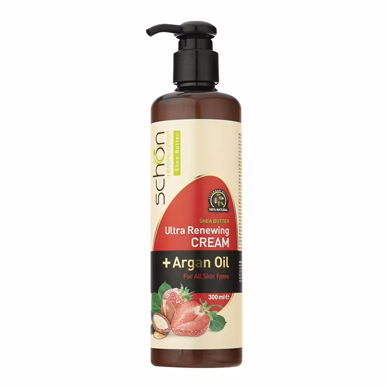 کرم مرطوب کننده توت فرنگی و آرگان شون300 میل