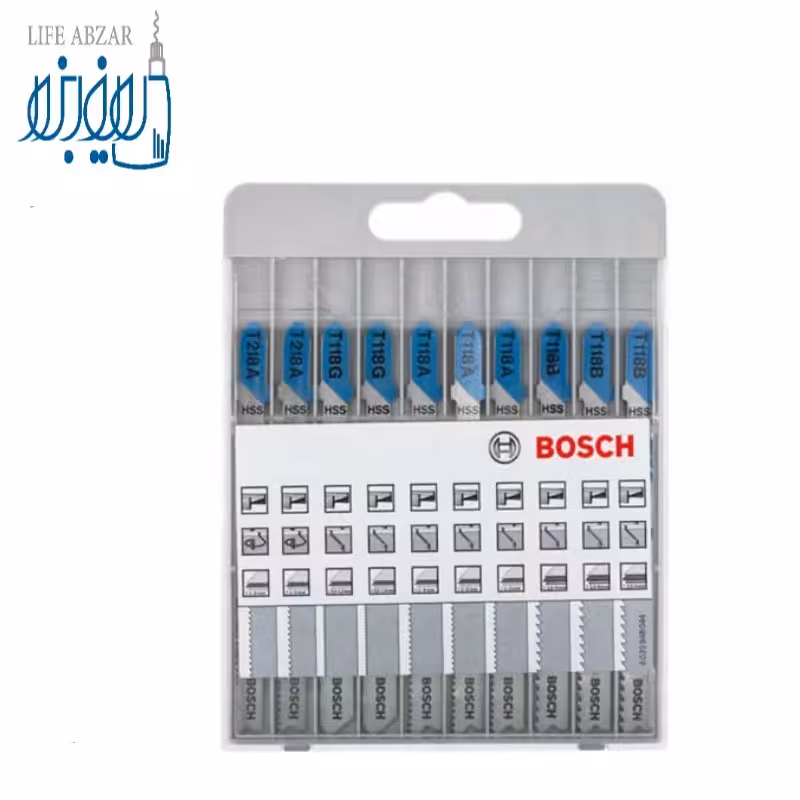مجموعه 10 عددی تیغه عمودبر بوش مدل 2607010631