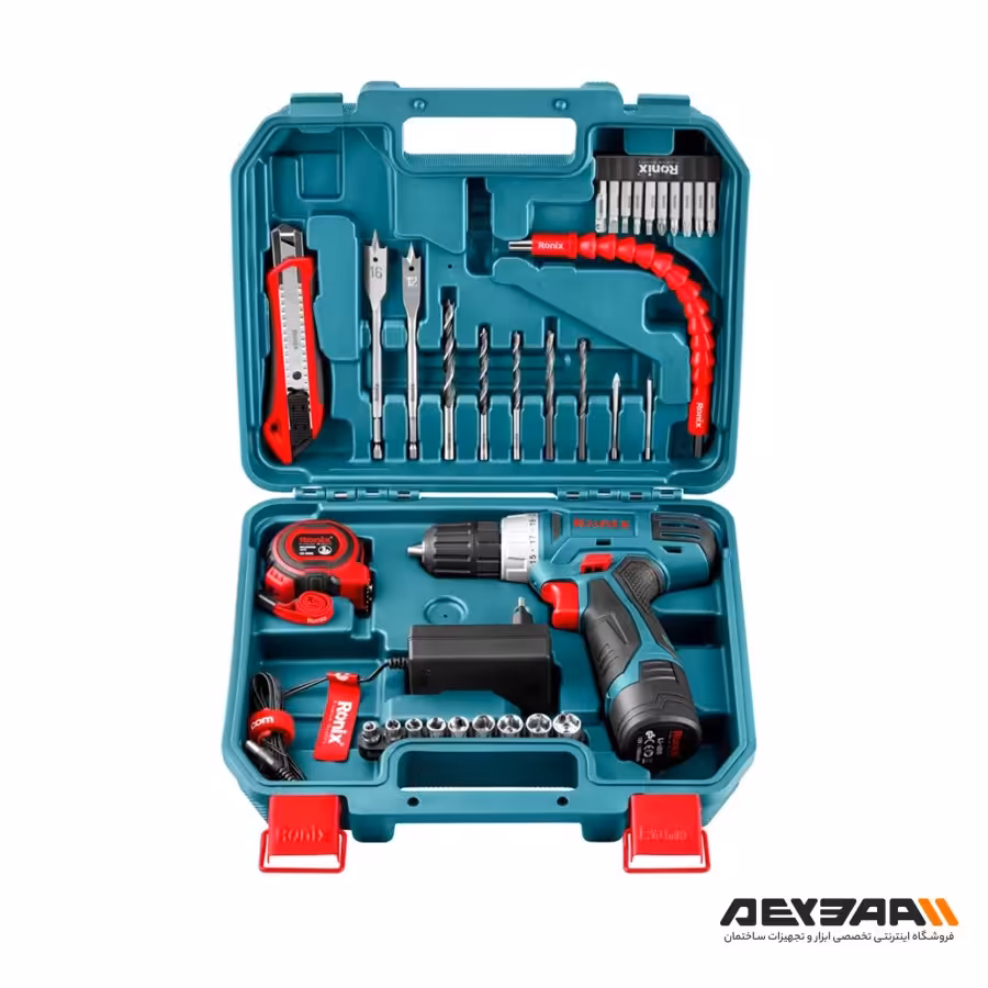 مجموعه 35 عددی دریل شارژی رونیکس مدل RS-8013