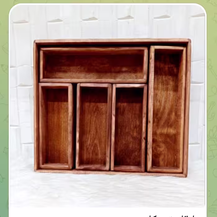 جا قاشقی تو کابینتی چوبی زیبا فقط 570هزار تومن