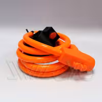 قفل دوچرخه کلیددار دبلیو - استاندارد -  - ضخامت 10 میلیمتر - نارنجی