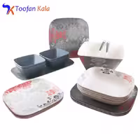 سرویس غذا خوری 4 نفره بامبو مدل میلانو milano 504