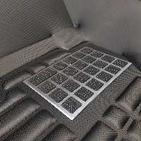 کفپوش سه بعدی لبه بلند چرم طرح کربن sicg مناسب رنو فلوئنس کد SF5047