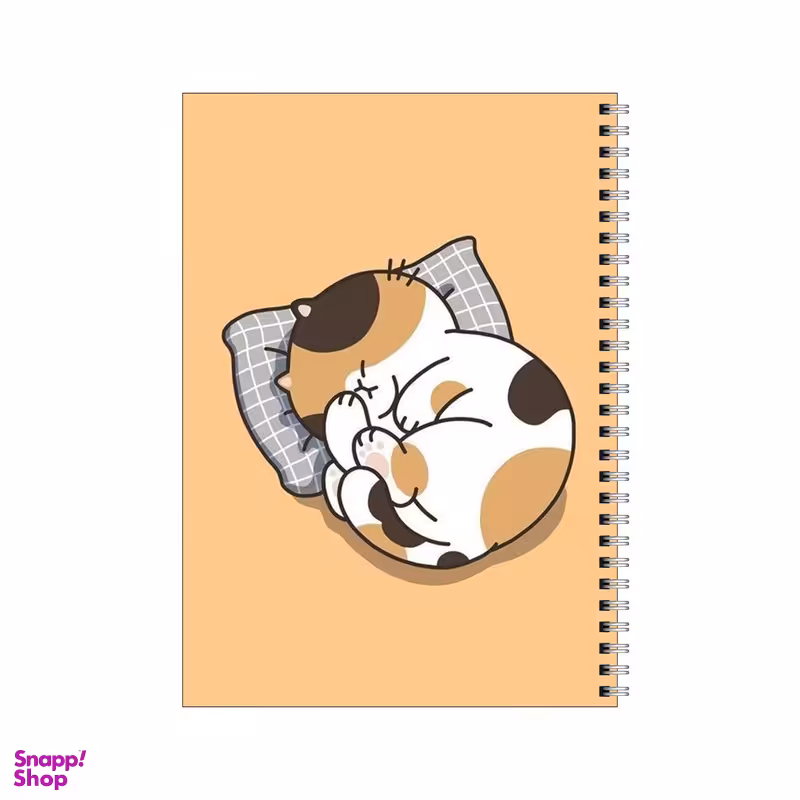 دفتر مشق 50 برگ بامبیلیپ طرح گربه تپل کیوت کد 8184336