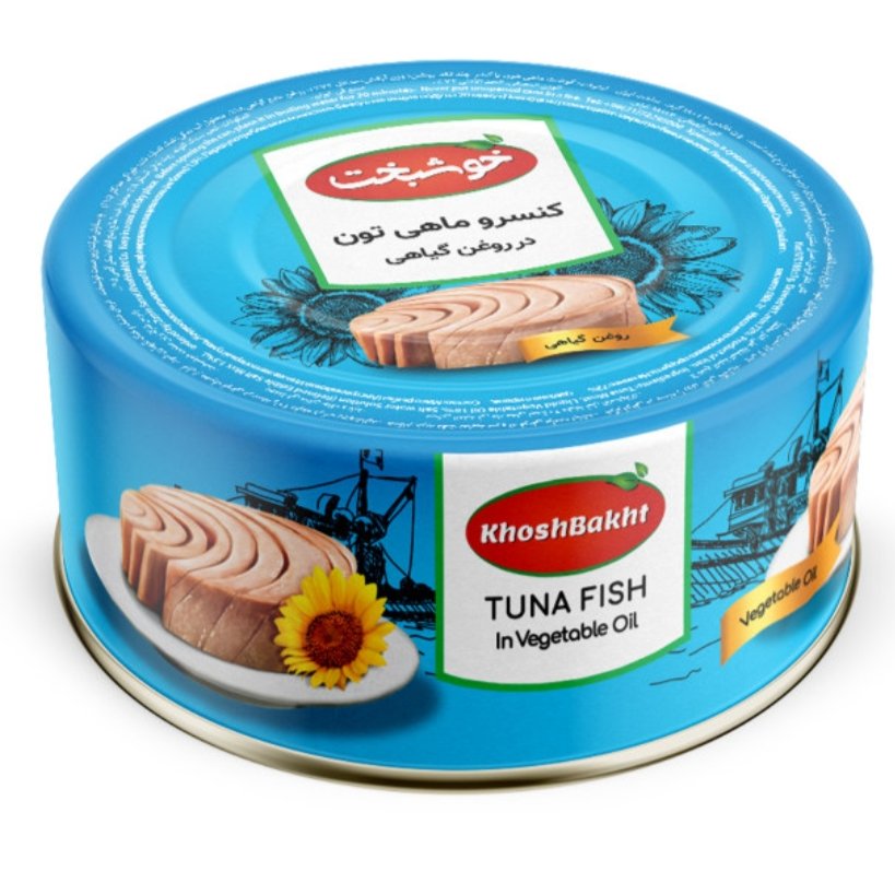 تن ماهی در روغن خوشبخت 180 گرمی 