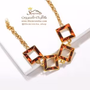 گردنبند اشکال پلنگی NEC575G0