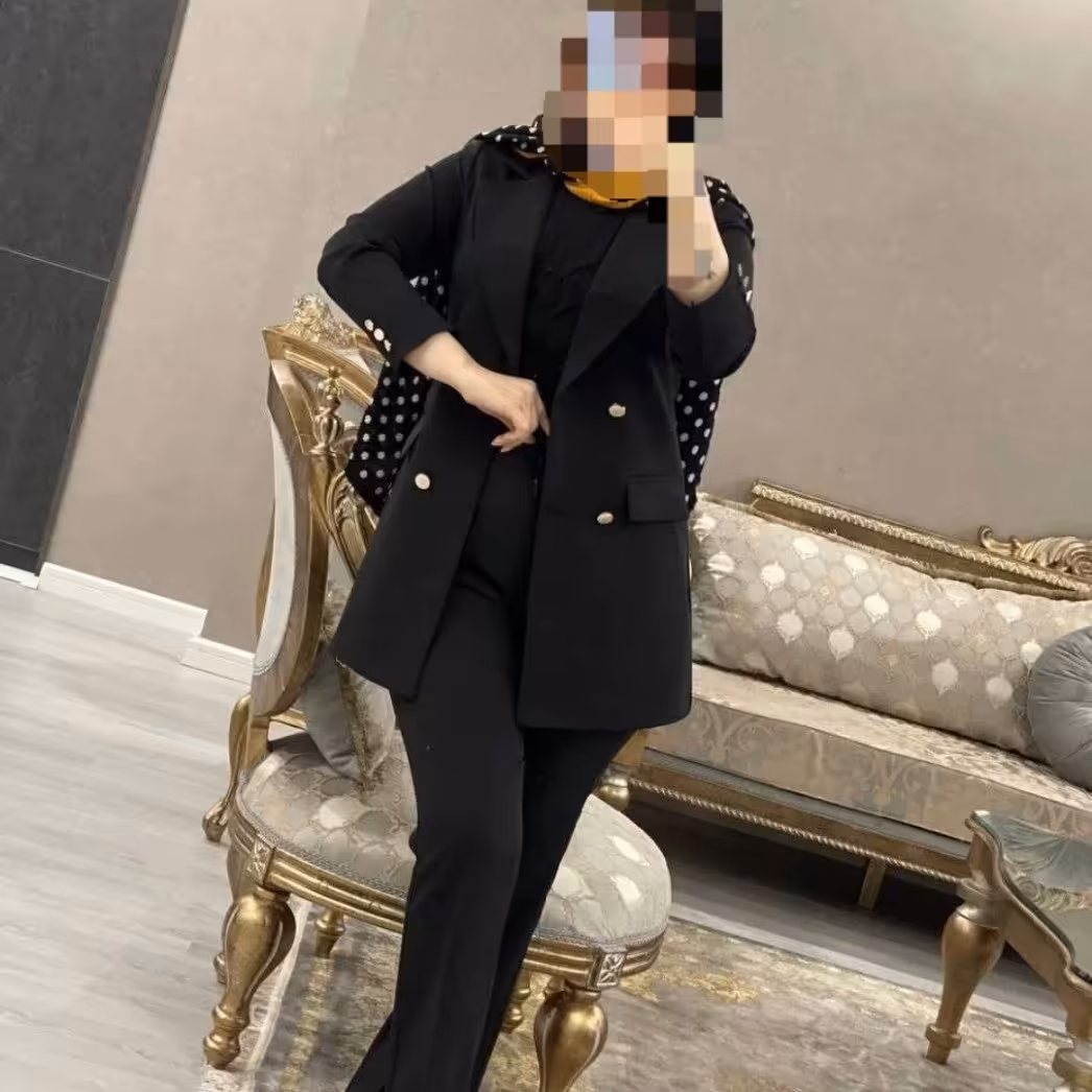 کت و شلوار مشکی مجلسی 