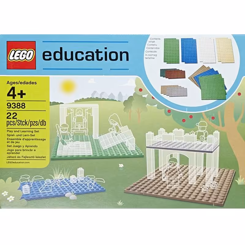 صفحه لگو سری education مدل small building plates lego 9388