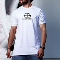 تیشرت مردانه رنگ سفید برند Balenciaga آستین کش